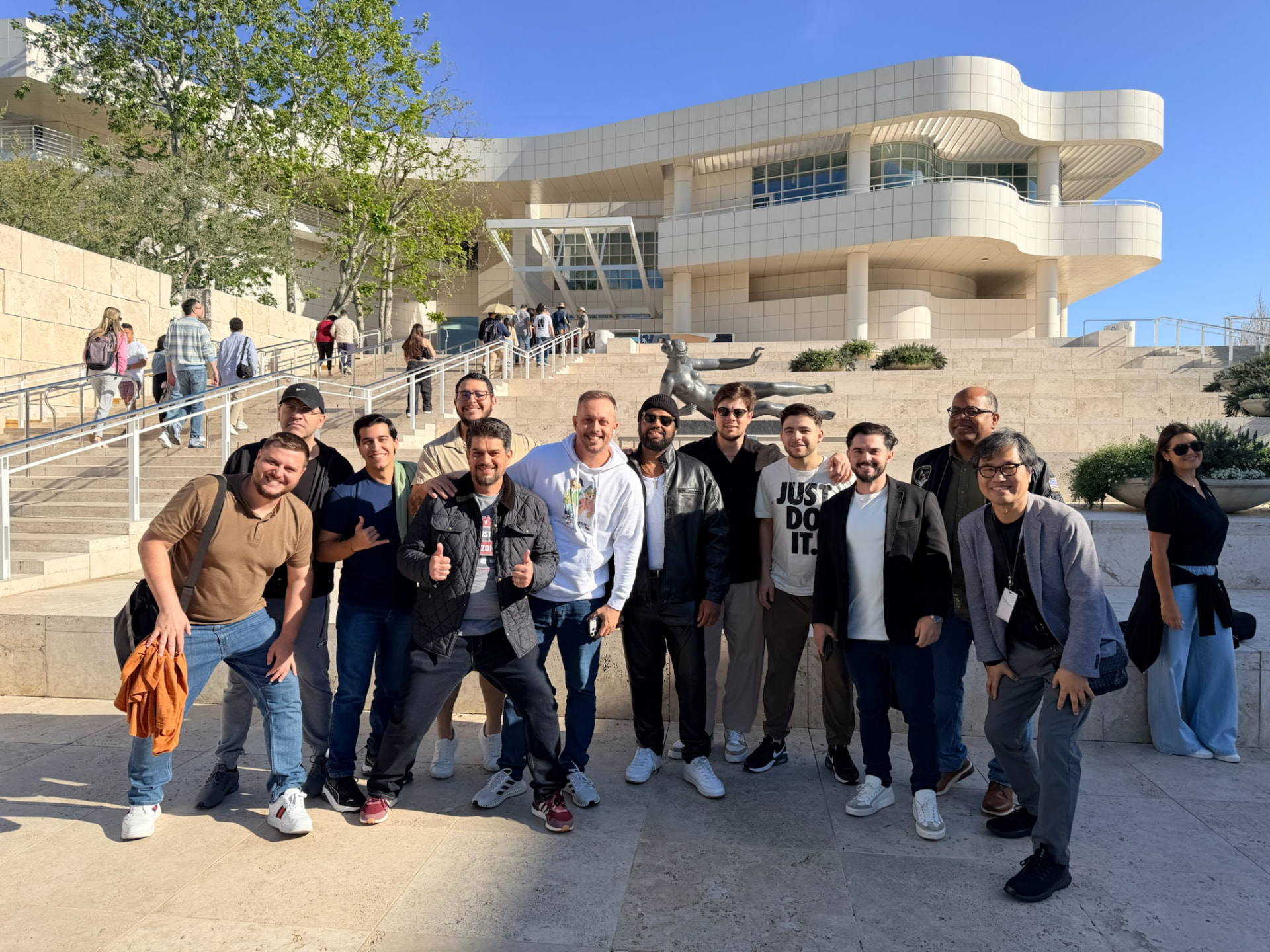 Students on a field trip